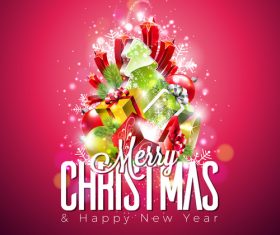 Christmas card vector