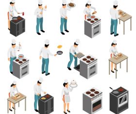 Cook profession vector