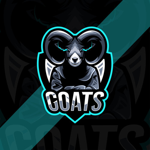 Esport Goats logo vector