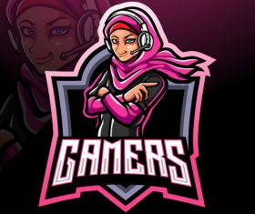 Gamers logo vector
