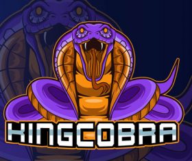 King cobra games logo vector