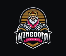 King esport logo vector