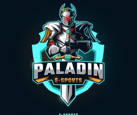 Paladin esports logo vector