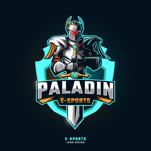 Paladin esports logo vector