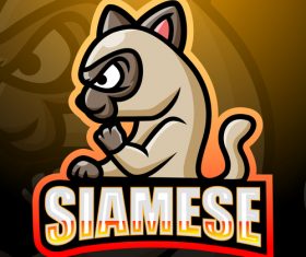 Siamese logo vector