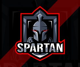 Spartan esport logo vector
