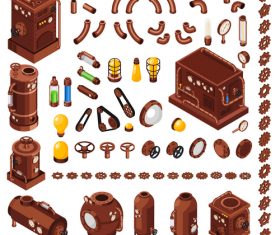 Steampunk vector
