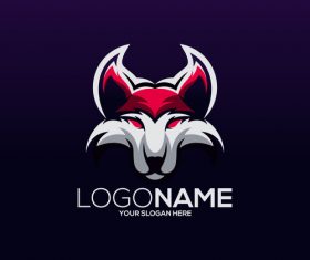 Wolf esport logo vector