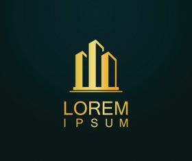 building construction vector logo