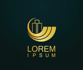 buuilding business logo vector