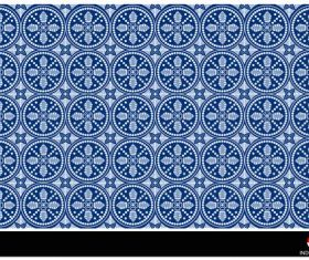 Blue pattern seamless background vector