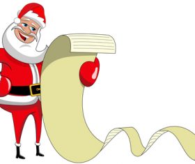 Cartoon Santa icon vector