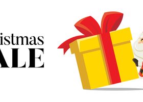 Christmas sale vector