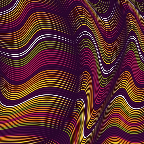 Color flex lines decorative background vector