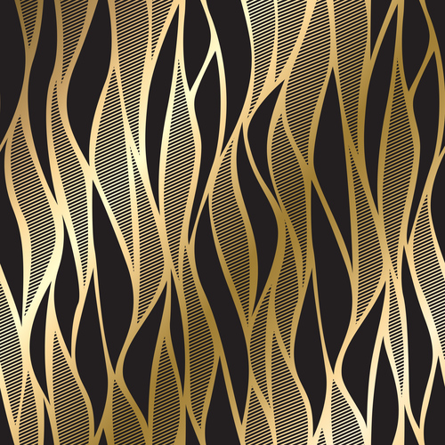 Curve golden background vector
