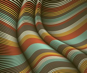 Curved flex lines decorative background vector