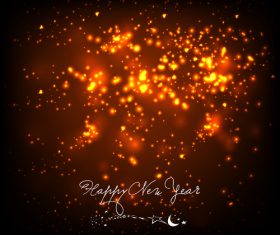 Fire fireworks background vector