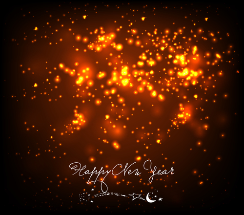 Fire fireworks background vector