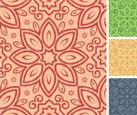 Flower pattern wall wallpaper patterns background vector