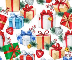 Gift pattern vector illustration