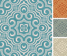 Same pattern different colors wall wallpaper patterns background vector