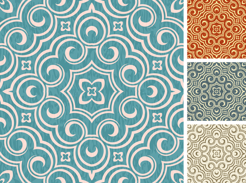 Same pattern different colors wall wallpaper patterns background vector