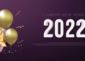 Purple and yellow abstract background banner vector free download