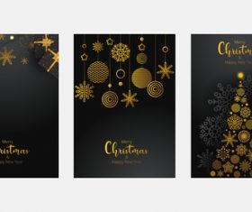Abstract christmas style 2022 new year card vector