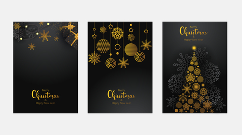 Abstract christmas style 2022 new year card vector