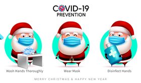 Covid-19 prevention propaganda vector