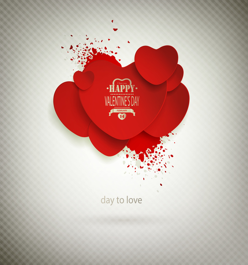 Day to love romantic valentines day vector