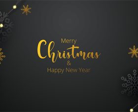 Elegant and beautiful christmas card vector
