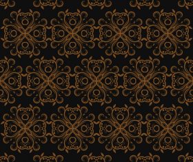 Floral pattern ornament seamless vector