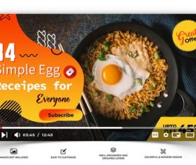 Simple egg recipes for everyone vector