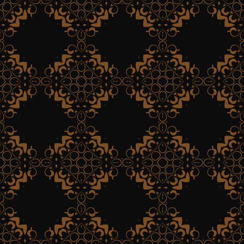 Vintage ornament pattern seamless vector