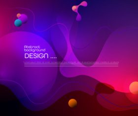 Abstract dynamic gradient background vector
