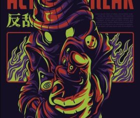 Act break vector T-Shirt illustrations