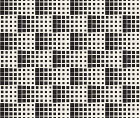 Black squares and white squares seamless pattern design vector