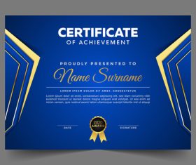 Vector Certificate template 03 free download