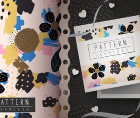 Design watercolor seamless pattern vector