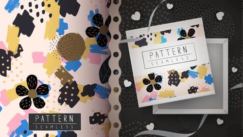 Design watercolor seamless pattern vector