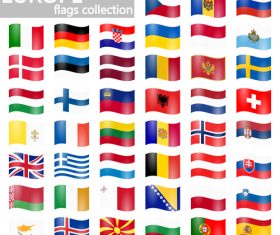 Flagge europa icon vector