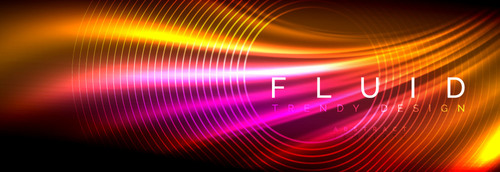 Fluid trenoy design abstract background vector