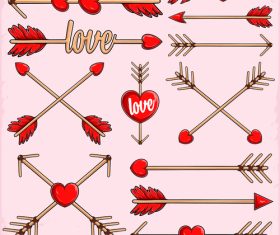 Love illustration background vector
