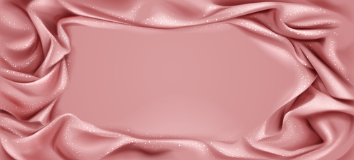 Pale pink silk background vector