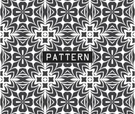 Seamless design pattern black and white vector
