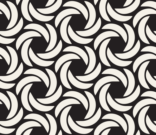 Spiral seamless pattern design vector