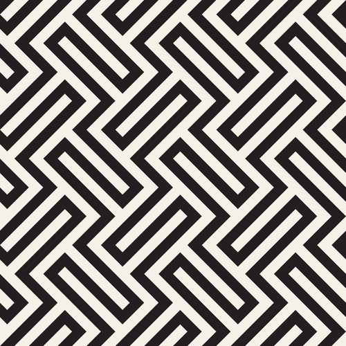 Tiling seamless pattern design vector