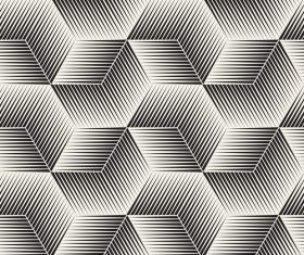 Trapezoid seamless pattern design vector