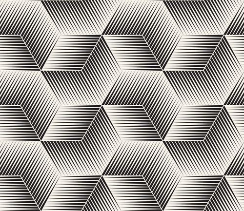 Trapezoid seamless pattern design vector